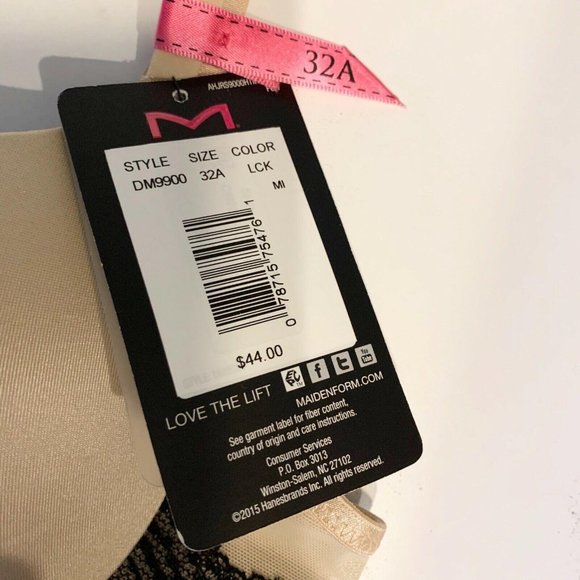 Maidenform Size 32A Wonderbra Latte Love The Lift Demi Push-Up Bra  #DM9900 - Picture 7 of 7